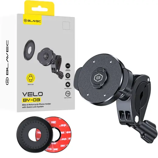 Blavec Uchwyt Rowerowy BV-03 Velo Quick Lock Magsafe to handlebar (BV03-QLMHB) black