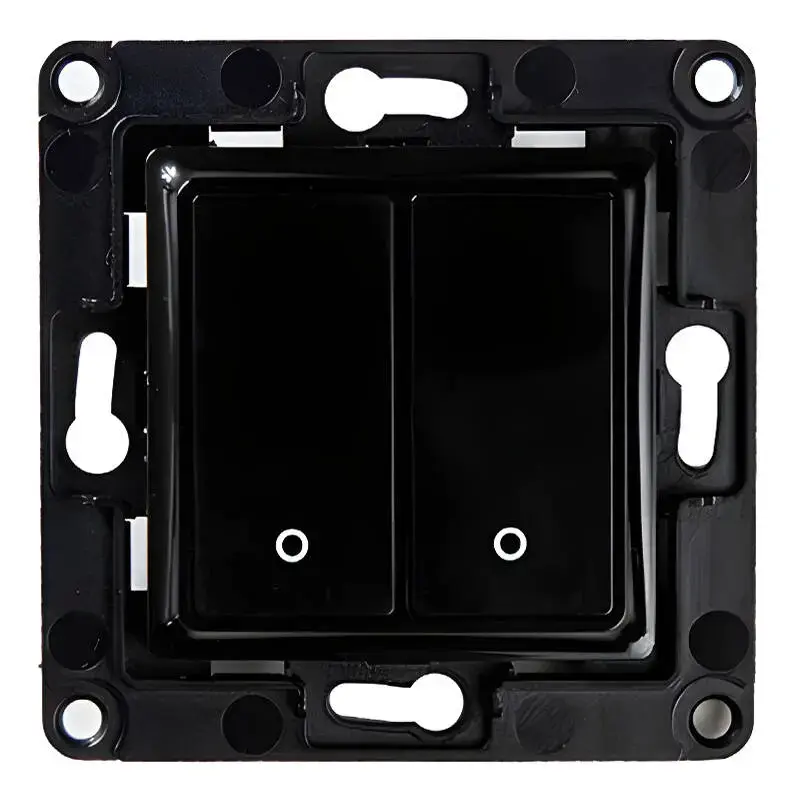 Shelly wall switch 2 button (Black)