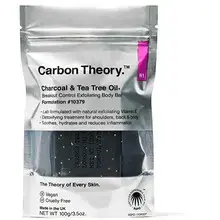 Carbon Theory Charcoal & Tea Tree Oil Breakout Control Exfoliating Body Bar - 100g