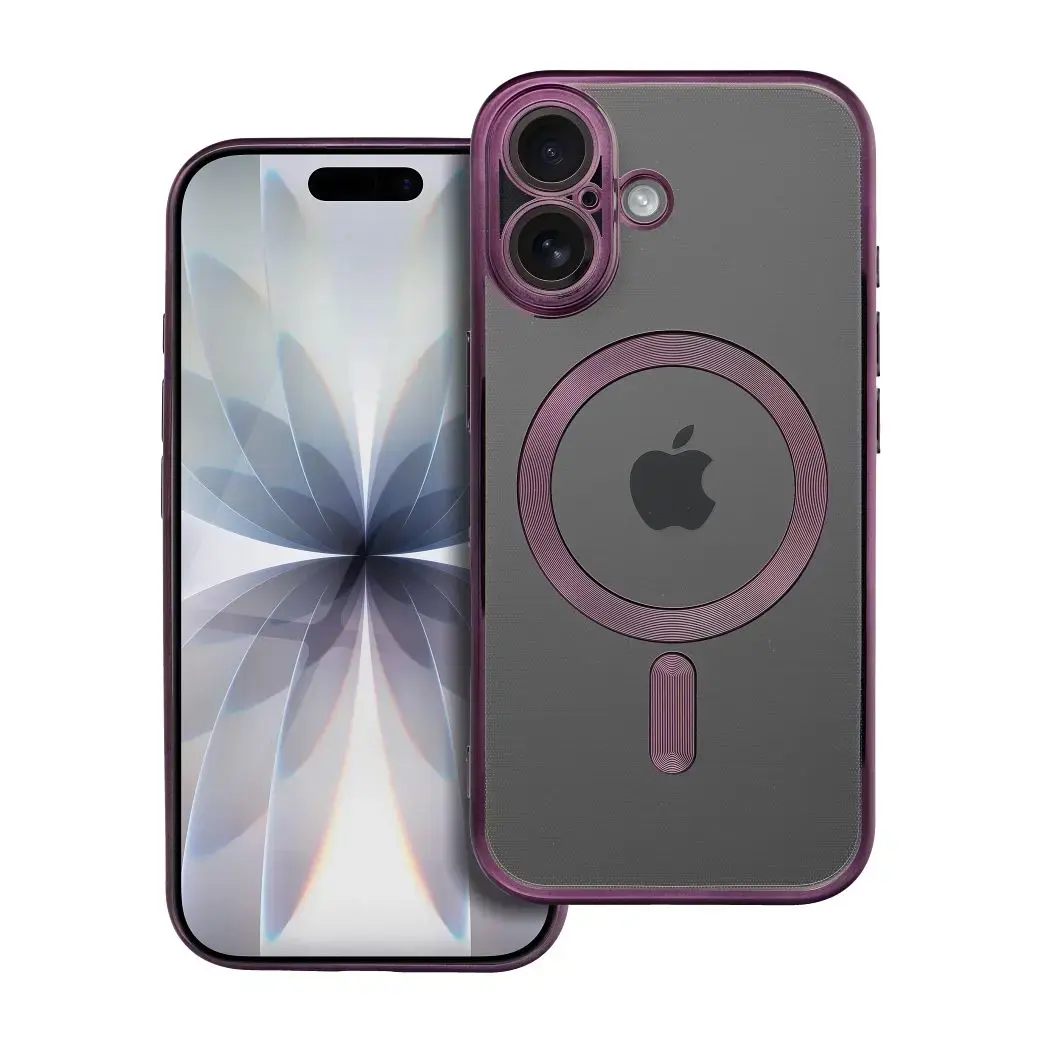 Electro Mag maciņš ar MagSafe atbalstu telefonam iPhone 17 violets