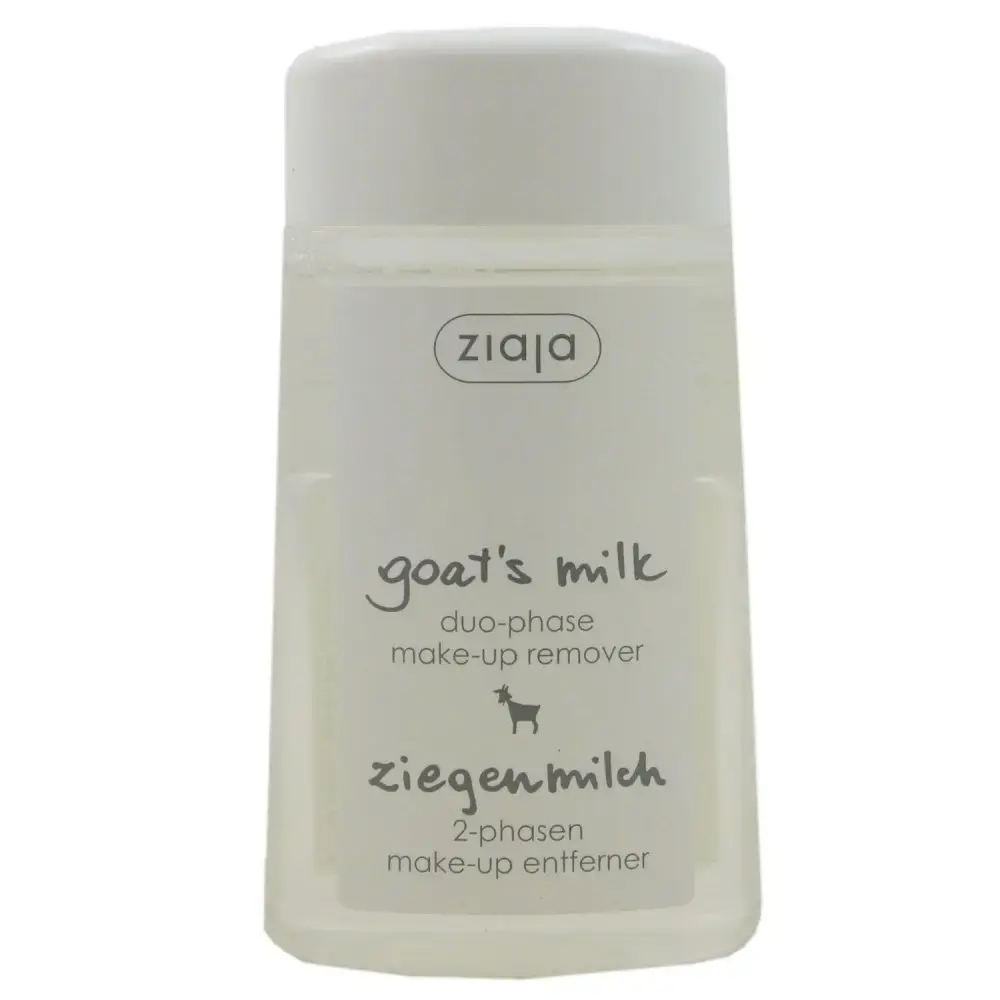 Ziaja Goat’S Milk Duo Phase Make-up Remover Eyes and Lips 120Ml in White