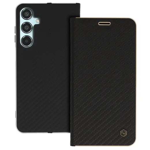 Wonder Frame Carbon Case for Samsung Galaxy M35 5G black
