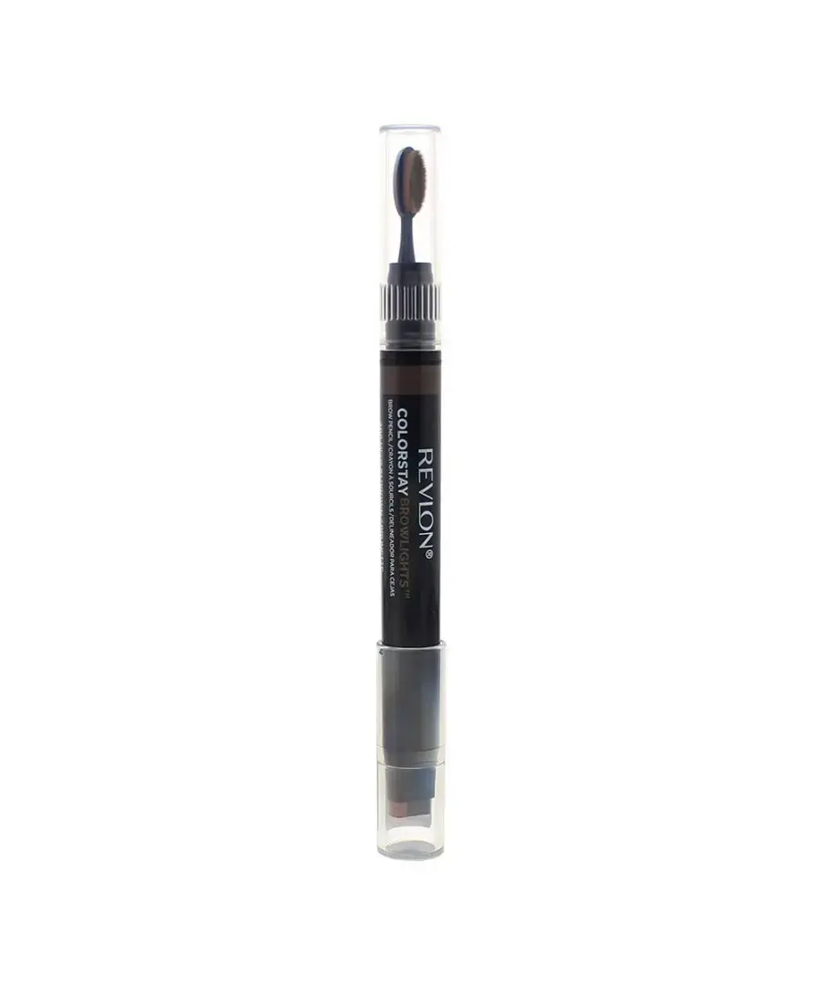 Revlon, Color Stay, Eyebrow Cream Pencil & Brush 2-In-1, 408, Medium Brown, 1.1 g