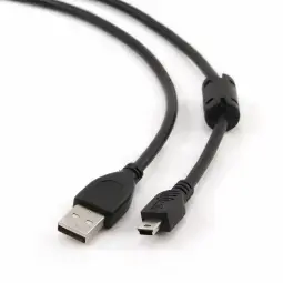 Gembird data transfer and charging cable | USB-A to Mini USB | 1.8m | black