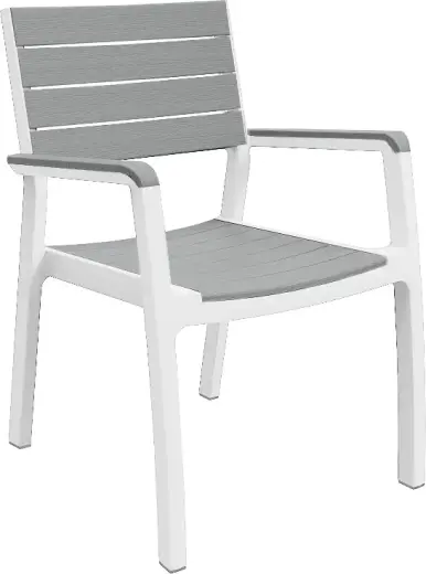 Aiatool Harmony Armchair, valge/helehall
