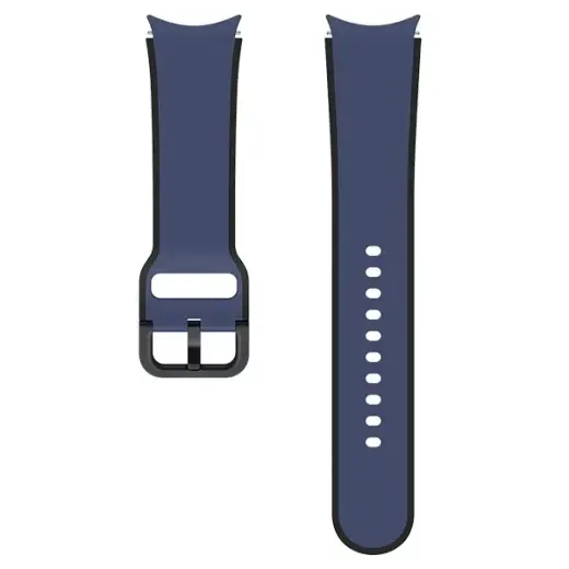 Samsung Two-tone Sport viedpulksteņa siksniņa priekš Galaxy Watch 5 (20 mm) | silikons | tumši zila