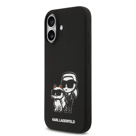 Karl Lagerfeld K&CH Sketch чехол с поддержкой MagSafe для телефона iPhone 17 черный