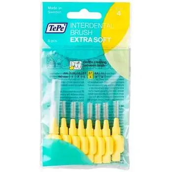 TePe Interdental Brush Normal ( 0.7 mm yellow ) - interdental toothbrushes 6.0ks