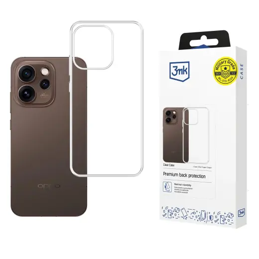 Oppo Reno 15 Pro 5G (CPH2813) - 3mk Clear Case