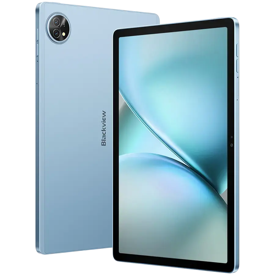 Blackview ZENO 10 5G SET 8/256GB 11-inch FHD+ 1920x1200 90Hz Unisoc T765 Octa-core 2.3 GHz 13+16MP Cam 8800mAh 18W Fast Charger Netflix HD TUV WV-L1 Mouse Keyboard hedphone stylus Android 15 Ice Blue