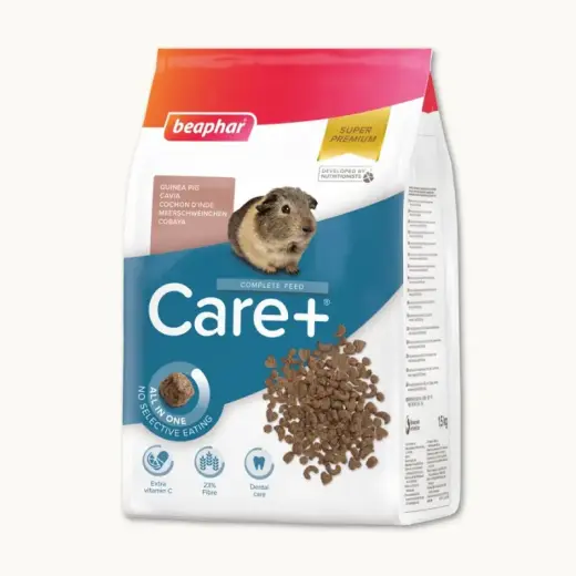 Bar­ība jūras cūciņām - Beaphar Care+ Guinea PIG, 1.5 kg