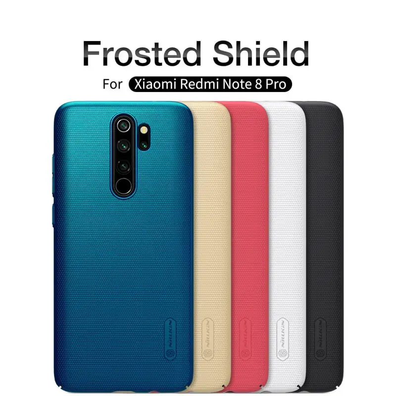 Nillkin Super Frosted Back Cover for Xiaomi Redmi Note 8 Pro Peacock Blue