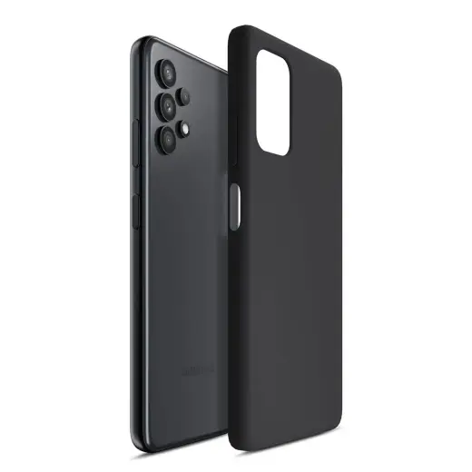 3mk Silicone Case for Samsung Galaxy A32 5G - black Photo