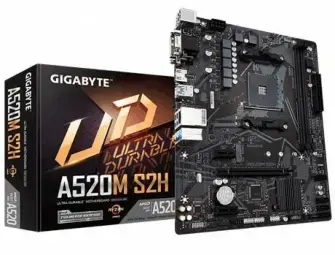 Gigabyte A520M S2H - 1.0 - motherboard - micro ATX - Socket AM4 - AMD A520