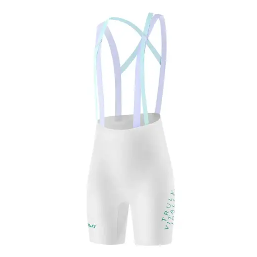 Rockbros YDDK017-1 TVI Women's Cycling Shorts with Bib and Pad Size L - White
