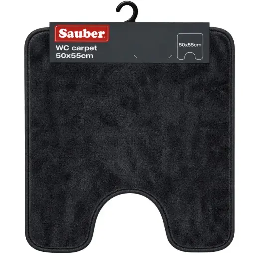 Toilet mat 50x55 cm, dark grey