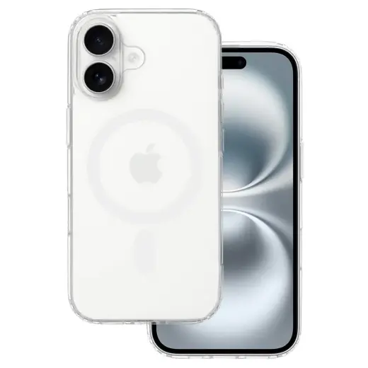Acrylic maciņš ar MagSafe atbalstu telefonam iPhone 17 caurspīdīgs
