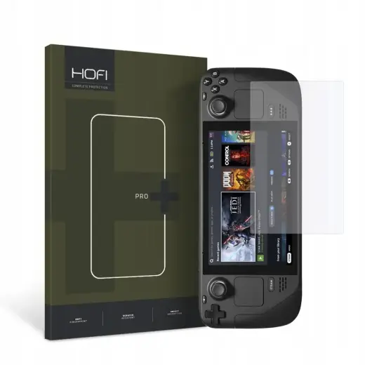 RŪDĪTS STIKLS HOFI GLASS PRO+ STEAM DECK | OLED CAURSPĪDĪGS