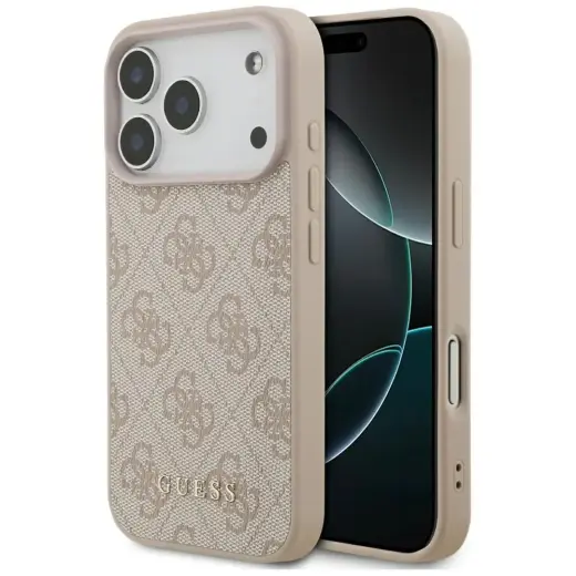 Guess 4G Classic phone case for iPhone 17 Pro pink