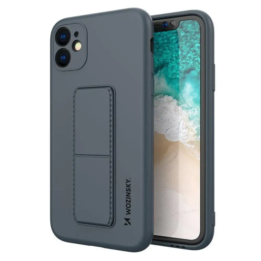 Wozinsky Kickstand Case phone case with stand for iPhone 12 Pro Max navy