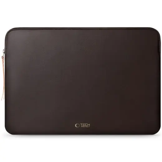 Tech-Protect Fleece Laptop Bag 13-14" - Brown