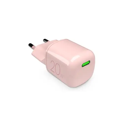 Puro 20W GaN USB-C tīkla lādētājs | rozā