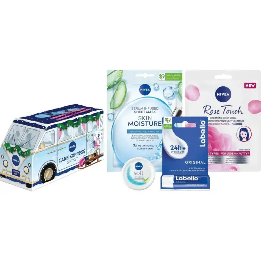 NIVEA, Set Regalo Bellezza, Care Express Geschenkset (Set per La Cura Del Corpo)