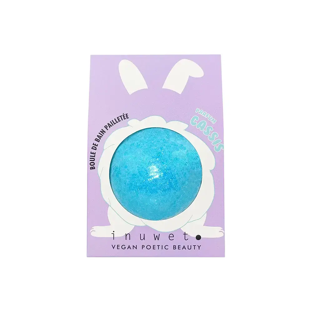 Inuwet, Cassis, Bath Bomb, 120 g
