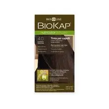 Biokap NUTRICOLOR DELICATO - Barva na vlasy - 4.00 Hnědá přirozená 140 ml