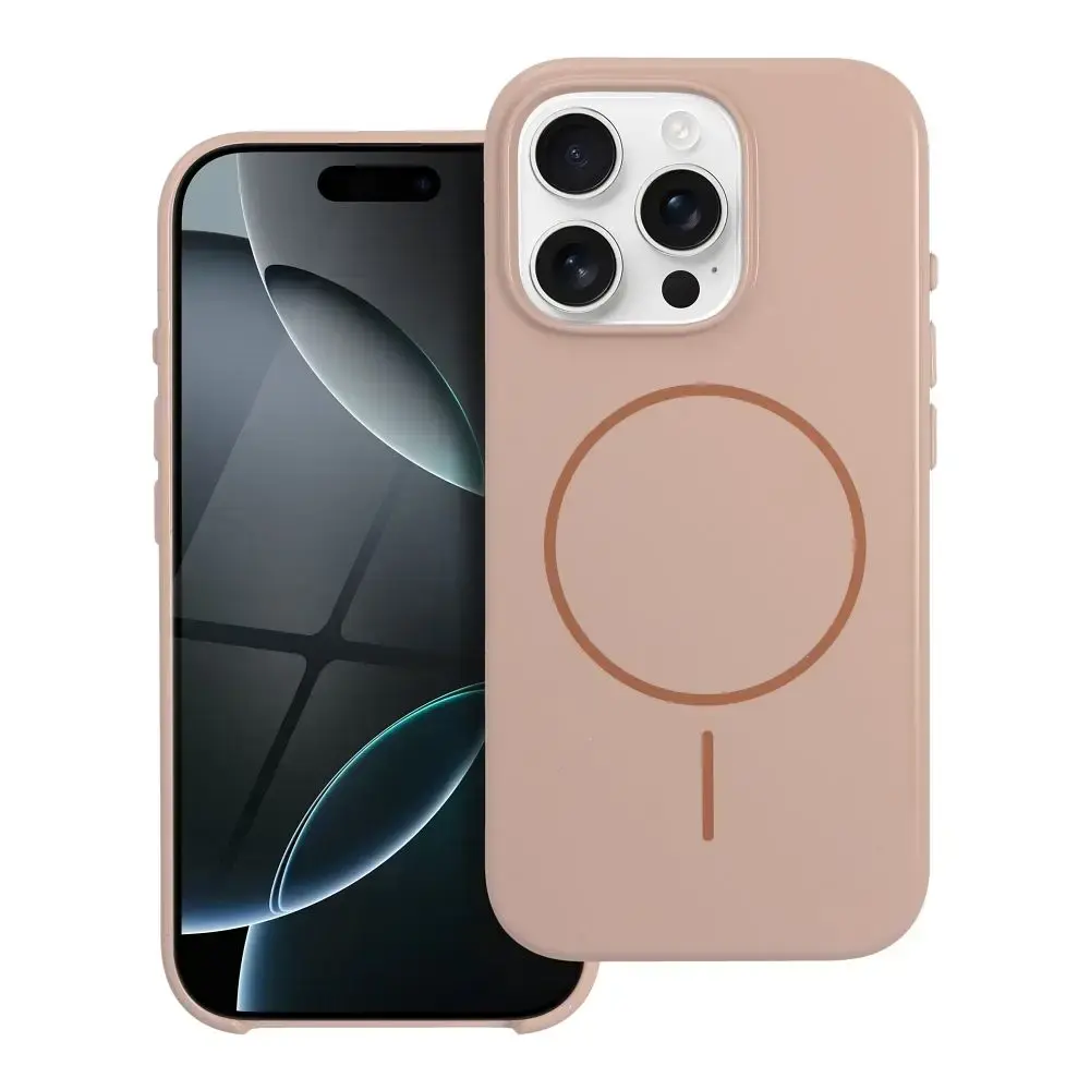 Case for iPhone 16 PRO Premium Glossy Mag Cover compatible with MagSafe and Camera Control button desert gold