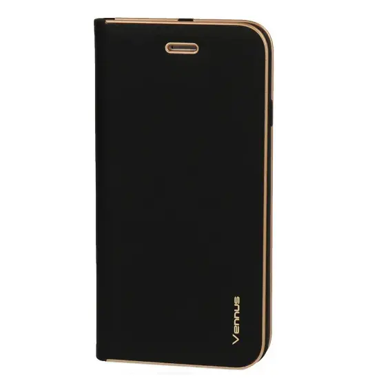 Vennus Book Case with frame for Iphone X/XS black
