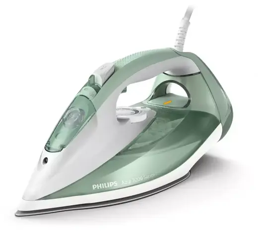 PHILIPS 7000 sērijas Tvaika gludeklis, gaiši zaļa/pelēka