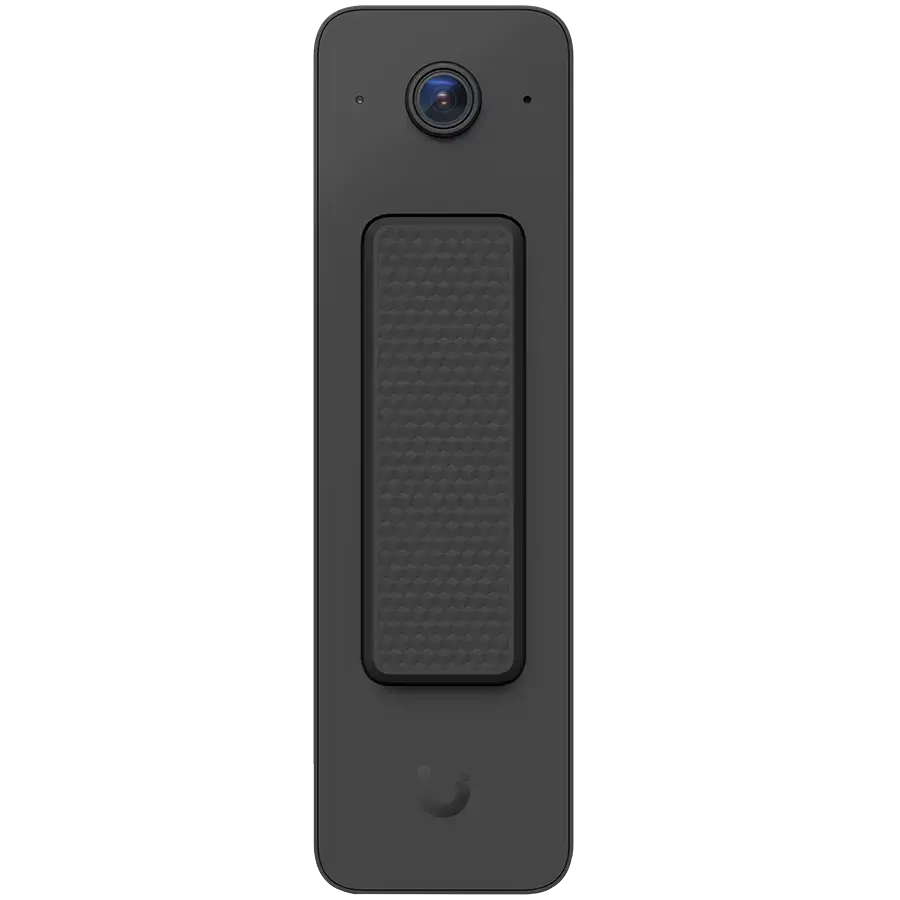 Ubiquiti Doorbell Lite - Compact PoE video doorbell with two-way audio and versatile mounting options, black.