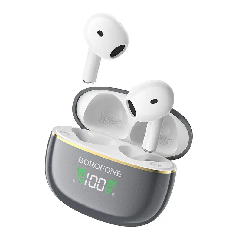 Borofone TWS Bluetooth Earphones BW30 Cheerful Grey