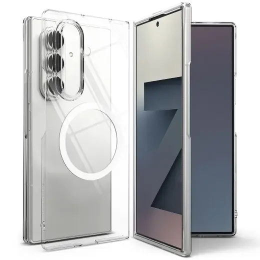 Ringke Slim Magnetic MagSafe Case for Samsung Galaxy Z Fold 7 - Transparent