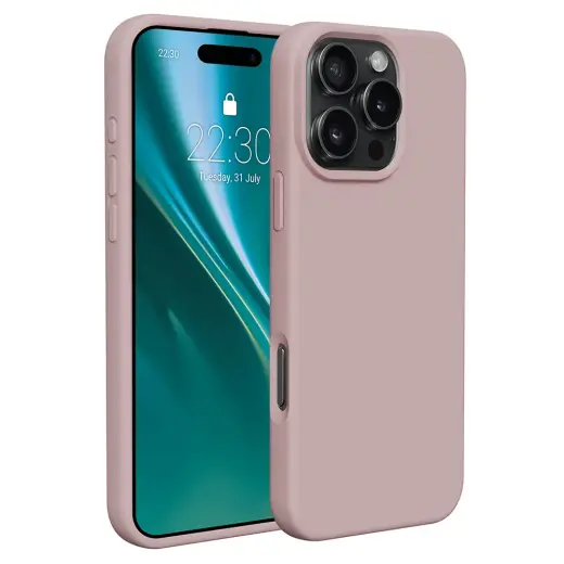 Etteri Silicone case for iPhone 16 Pro light pink