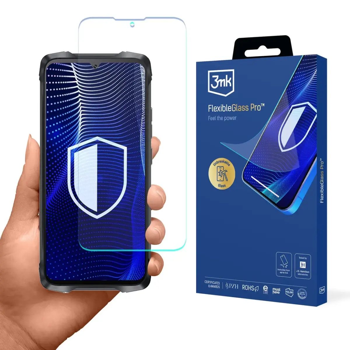 Hybrid glass 3mk FlexibleGlass Pro for Cubot KingKong Power 3