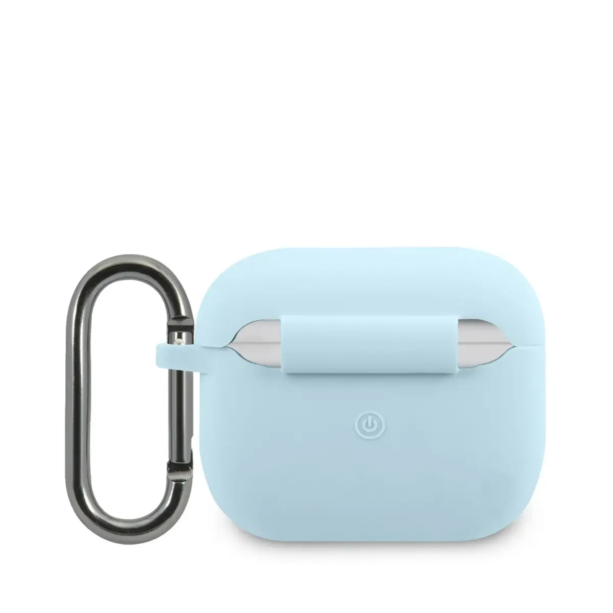Lacoste Liquid Silicone Glossy Printing Logo Case for AirPods 3 Blue