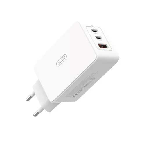 XO CE13 зарядное устройство | 65W | PD, QC3.0 | USB-A, USB-C | белое