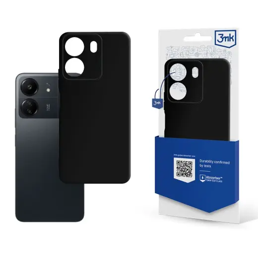 3MK Matt phone case for Redmi 13C 4G | Poco C65 black