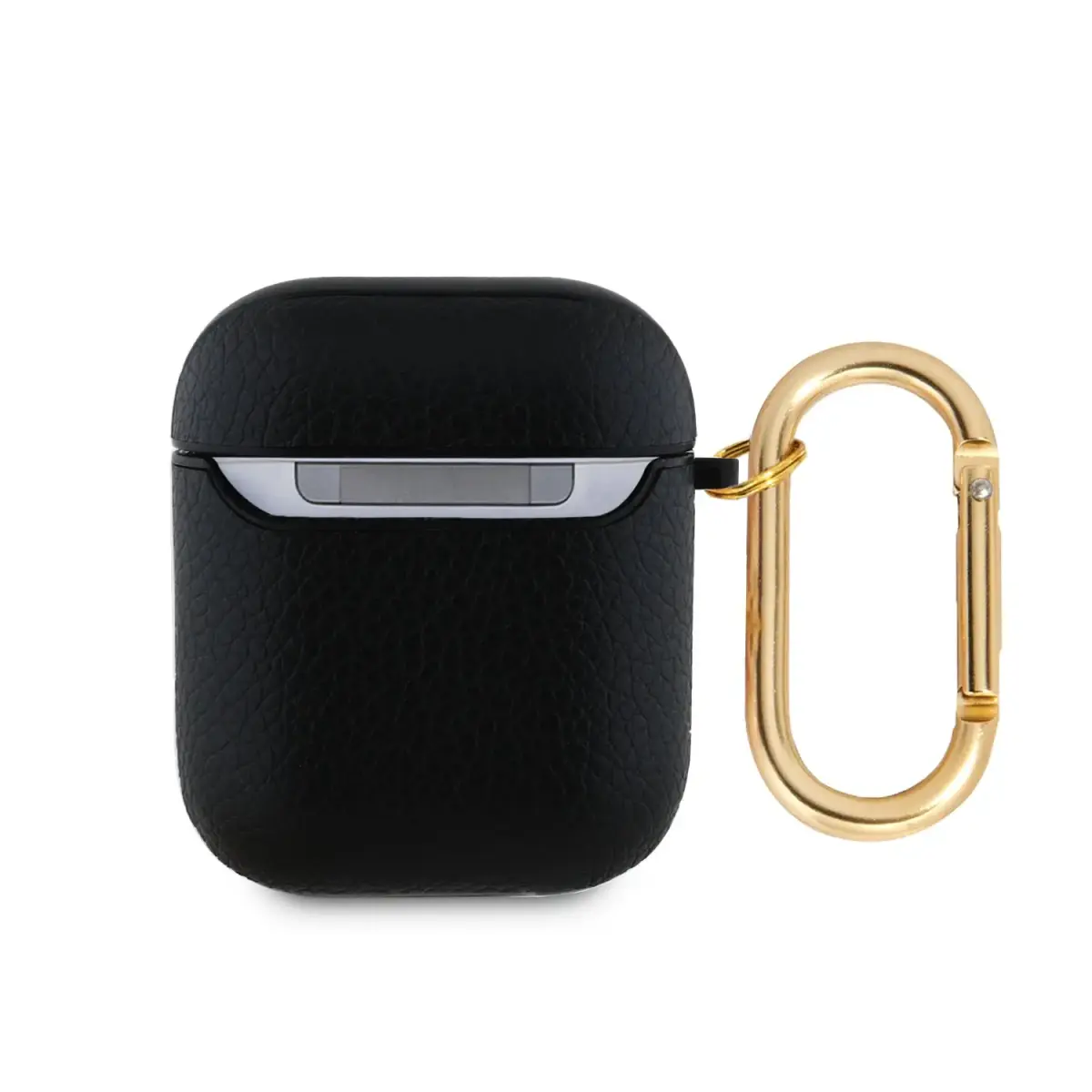 Guess PU Grained Classic Logo Case for AirPods 1/2 Black