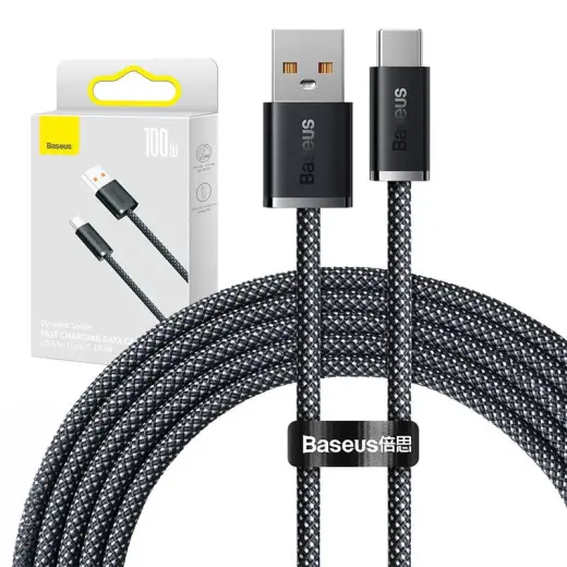 Baseus Dynamic Series CALD000716 data transfer and charging cable | USB-A to USB-C | 100W | 2m | black