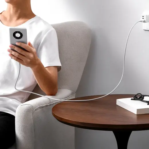 Baseus Superior Series data transfer and charging cable | USB-A to USB-C | 65W | 1m | white