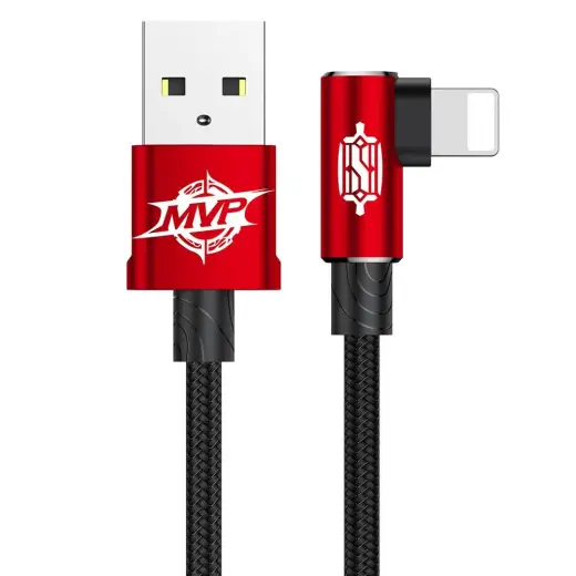Baseus cable MVP Elbow USB - Lightning 1,0 m 2A red
