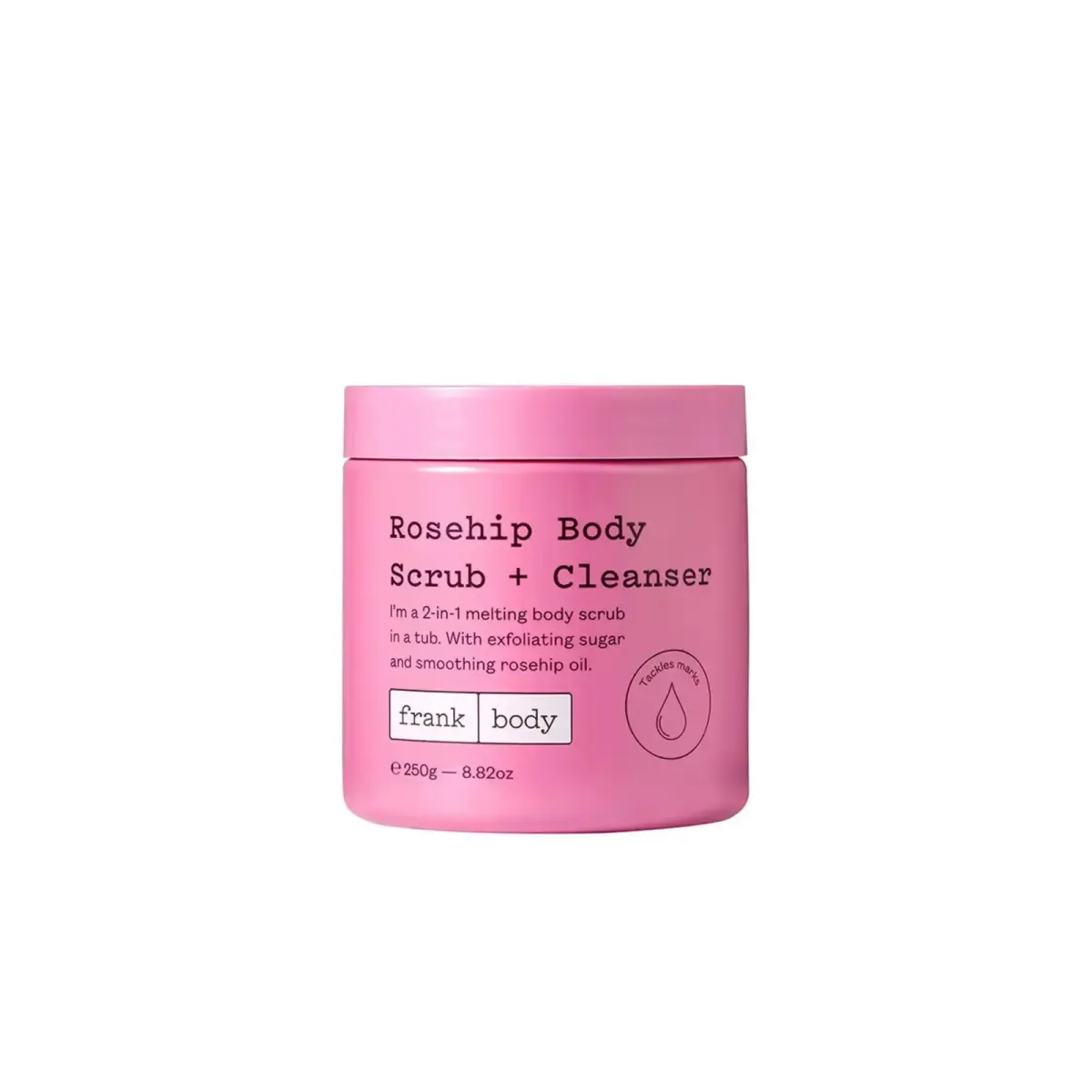 Frank Body, Rosehip, Exfoliating Cleanser, 250 ml