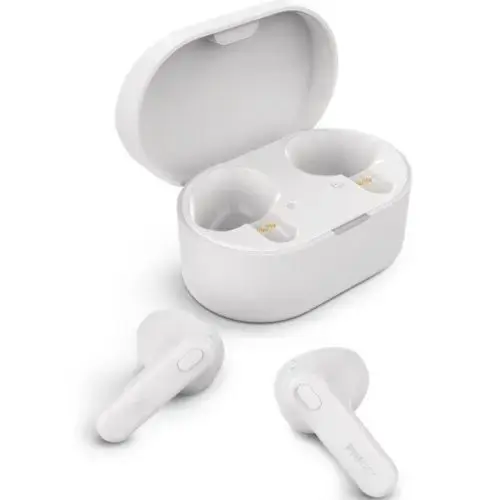 Philips TAT1138WT|00 Bluetooth bezvadu austiņas ar mikrofonu (IPX4)
