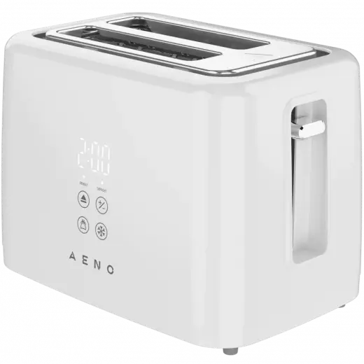Electric Toaster, White, 220-240V, 50-60Hz, 780-930W, 2 slots, 3 modes, 7 browning levels