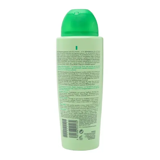 Non-Cleansing Principle: like all Nodé shampoos, Nodé A is formulated with delicate and non-delipidating cleansing bases to respect the biological balance of the hair and scalp for optimal tolerance. The dermatological active ingredient D-Panthenol, with soothing and hydrating properties, helps reduce scalp irritation. Its hygroscopic properties and its role in stabilizing the state of the skin barrier improve the hydration of the stratum corneum, thus preventing sensations of discomfort in irri