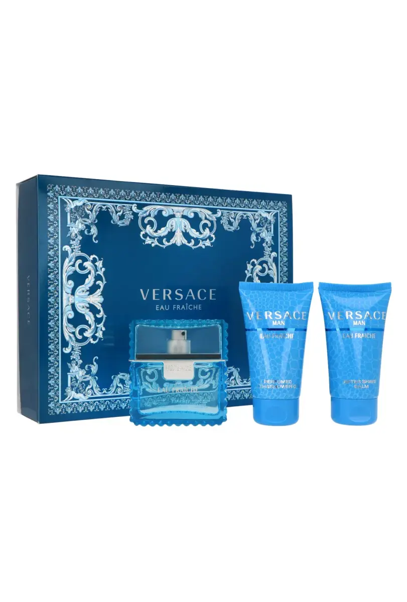 Set Versace Man Eau Fraiche Edt 50ml + Shower Gel 50ml + After Shave Balm 50ml