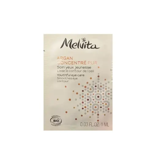 Melvita, Argan Concentre Pur, Organic, Smoothing, Eye Cream, 1 ml *Sample